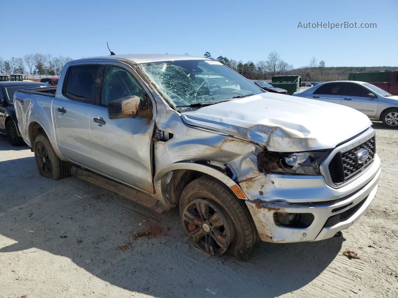 2019 Ford Ranger Xl Серебряный vin: 1FTER4FH6KLA51231