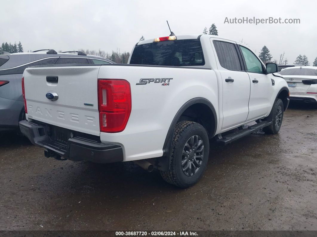 2019 Ford Ranger Xlt White vin: 1FTER4FH6KLA59359