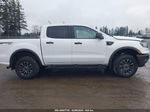 2019 Ford Ranger Xlt White vin: 1FTER4FH6KLA59359