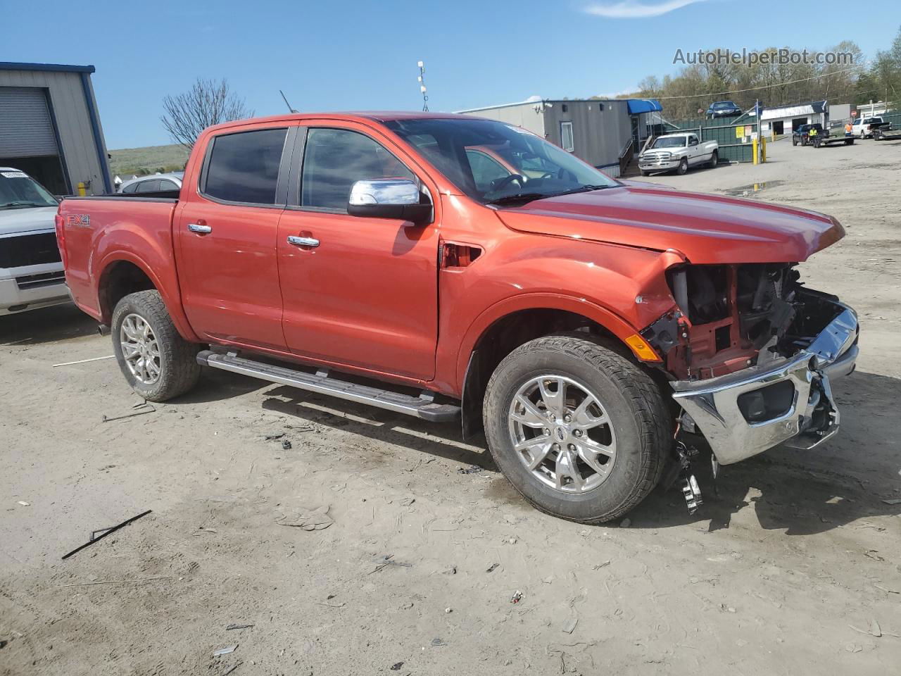 2019 Ford Ranger Xl Red vin: 1FTER4FH6KLA69289