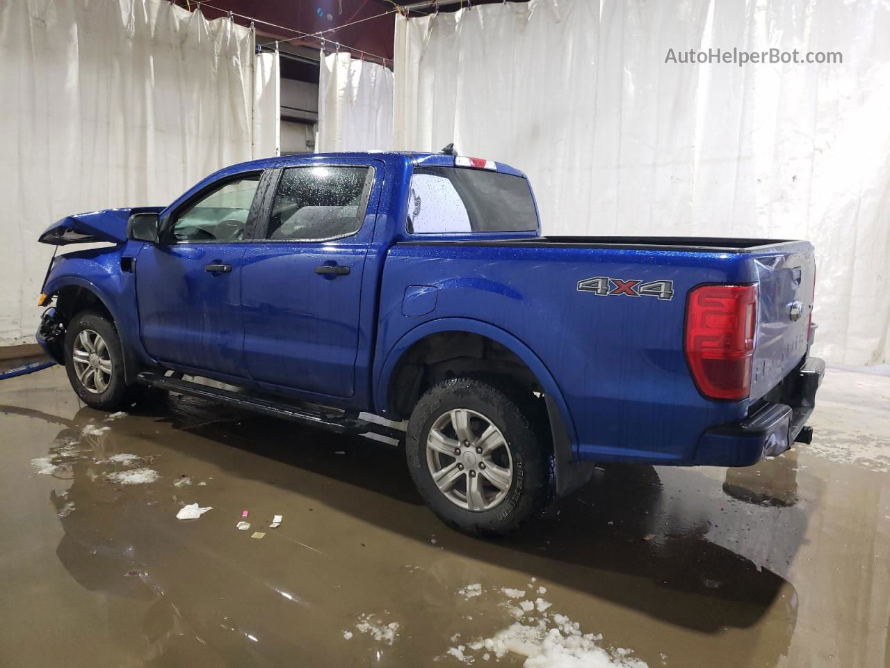 2019 Ford Ranger Xl Blue vin: 1FTER4FH6KLB03635