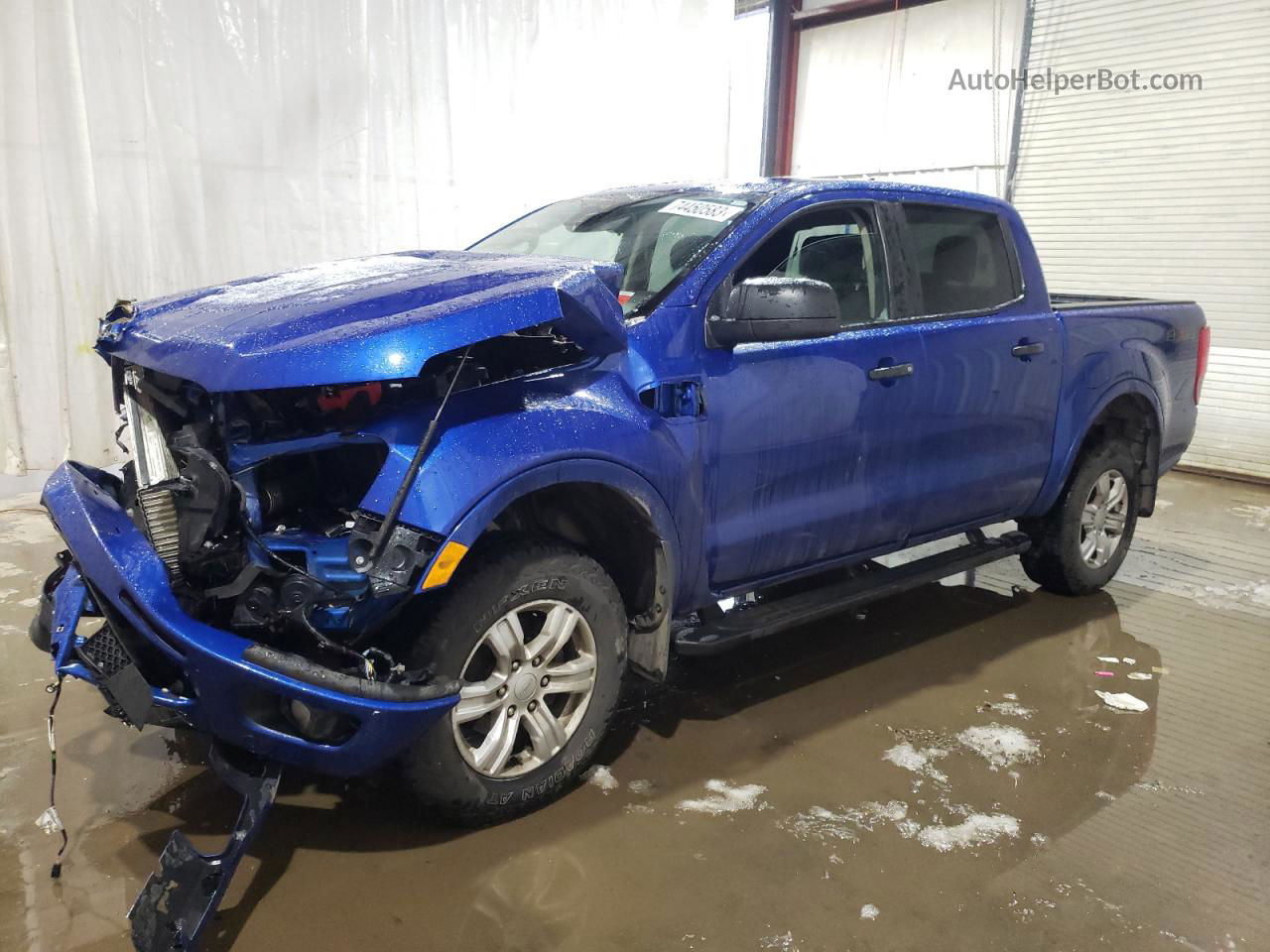 2019 Ford Ranger Xl Синий vin: 1FTER4FH6KLB03635