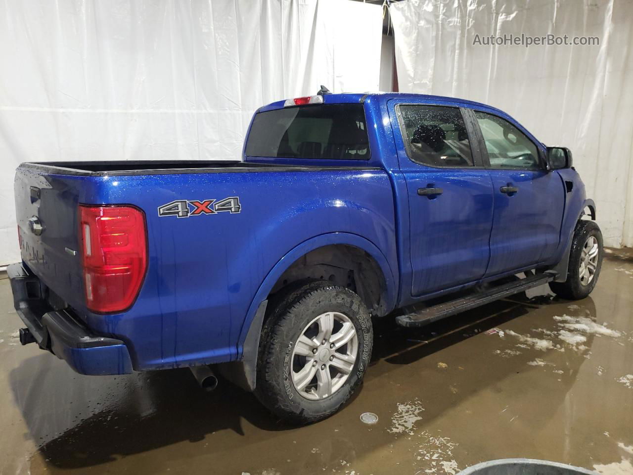 2019 Ford Ranger Xl Синий vin: 1FTER4FH6KLB03635