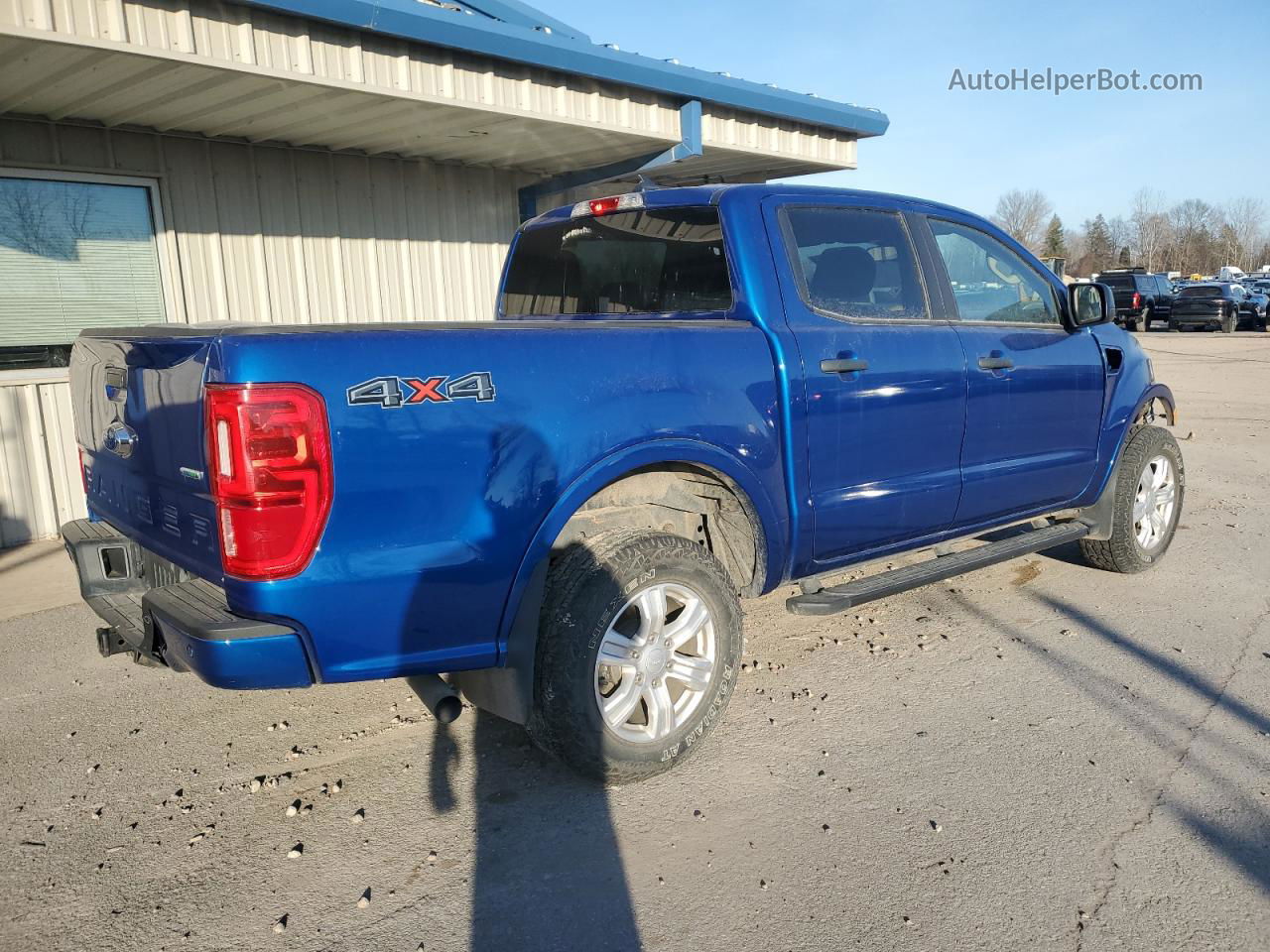 2019 Ford Ranger Xl Синий vin: 1FTER4FH6KLB03635