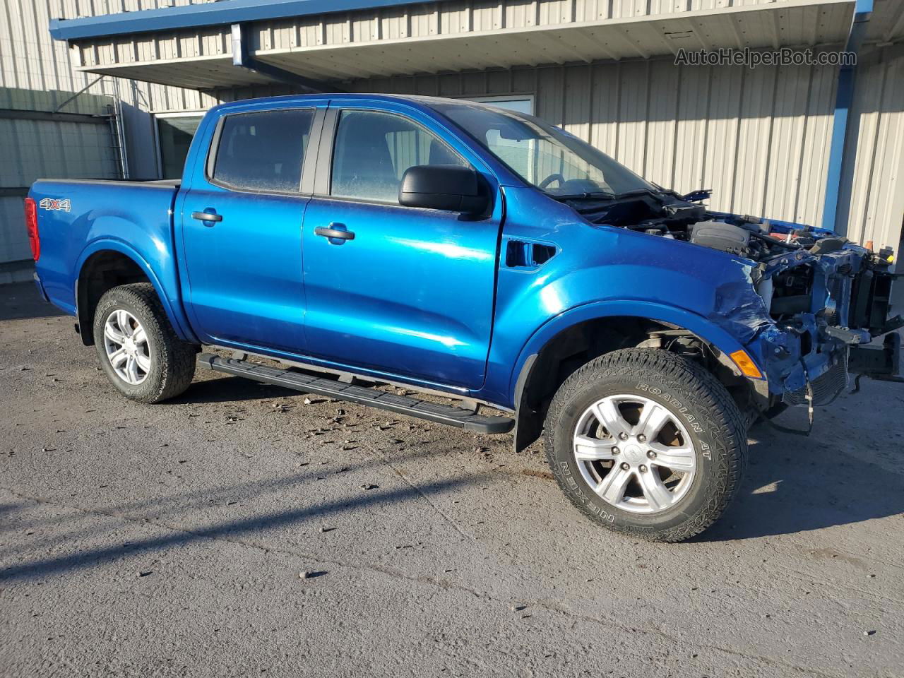 2019 Ford Ranger Xl Синий vin: 1FTER4FH6KLB03635