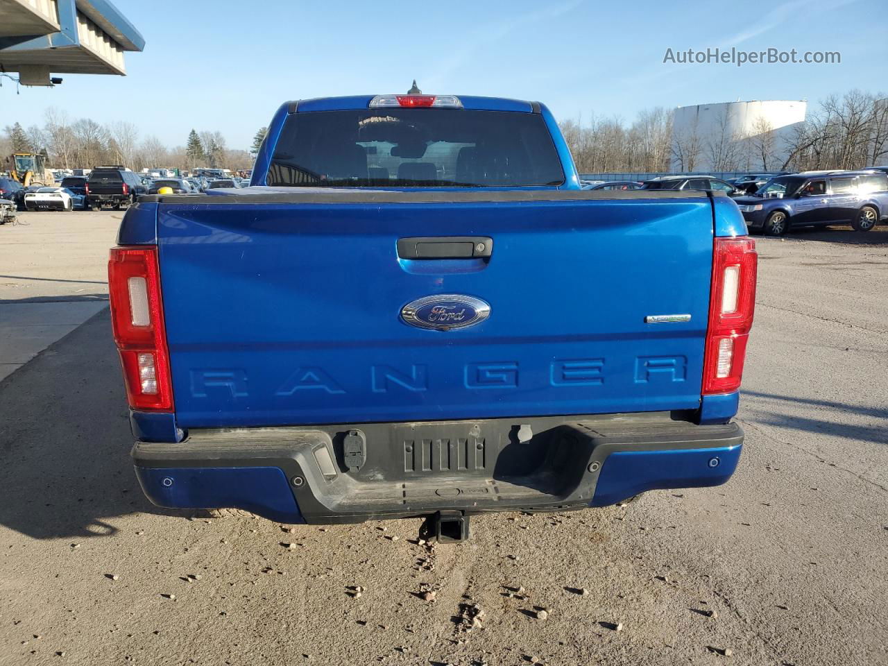 2019 Ford Ranger Xl Blue vin: 1FTER4FH6KLB03635