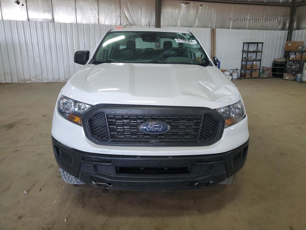 2020 Ford Ranger Xl White vin: 1FTER4FH6LLA70444