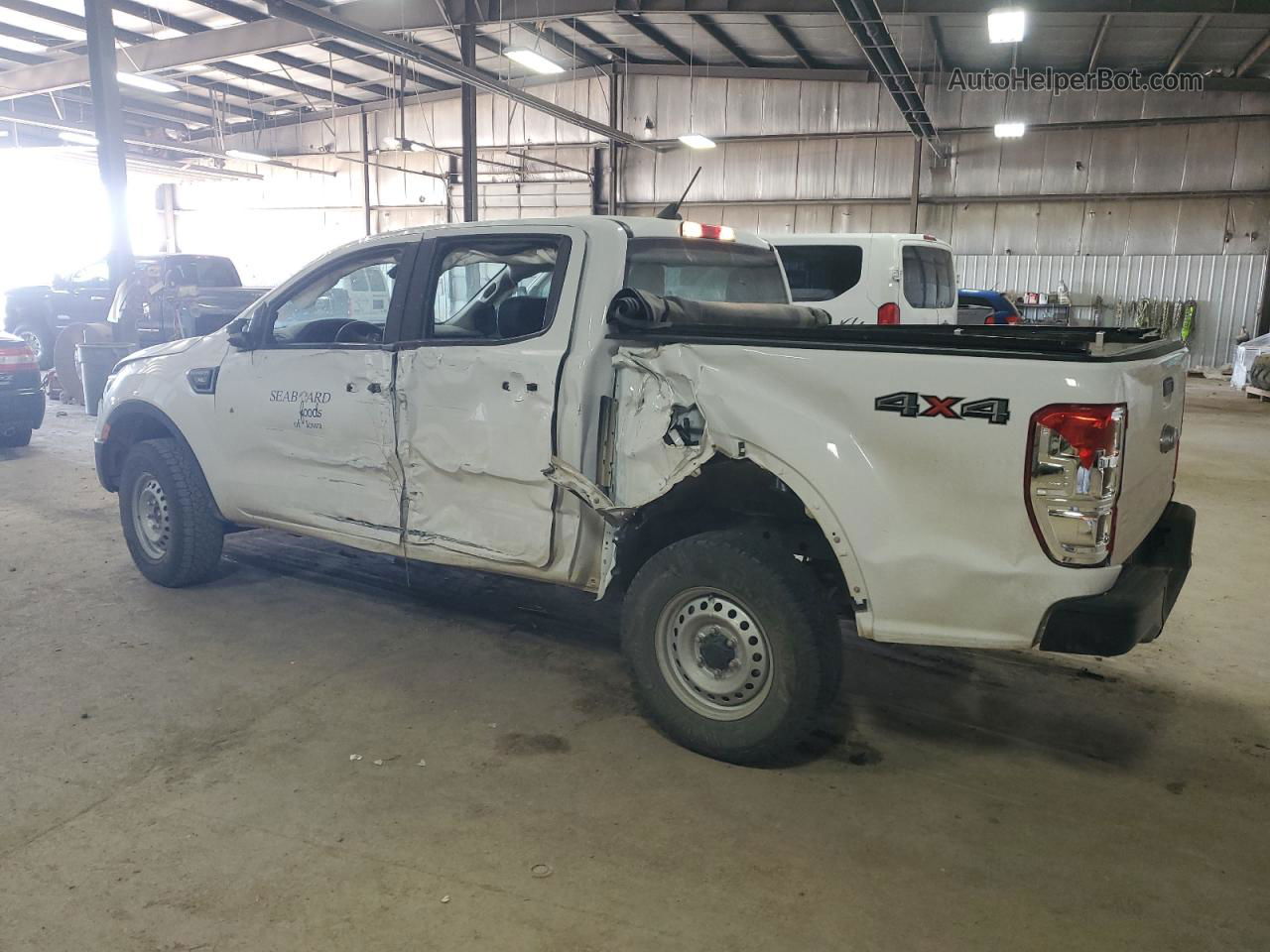 2020 Ford Ranger Xl White vin: 1FTER4FH6LLA70444