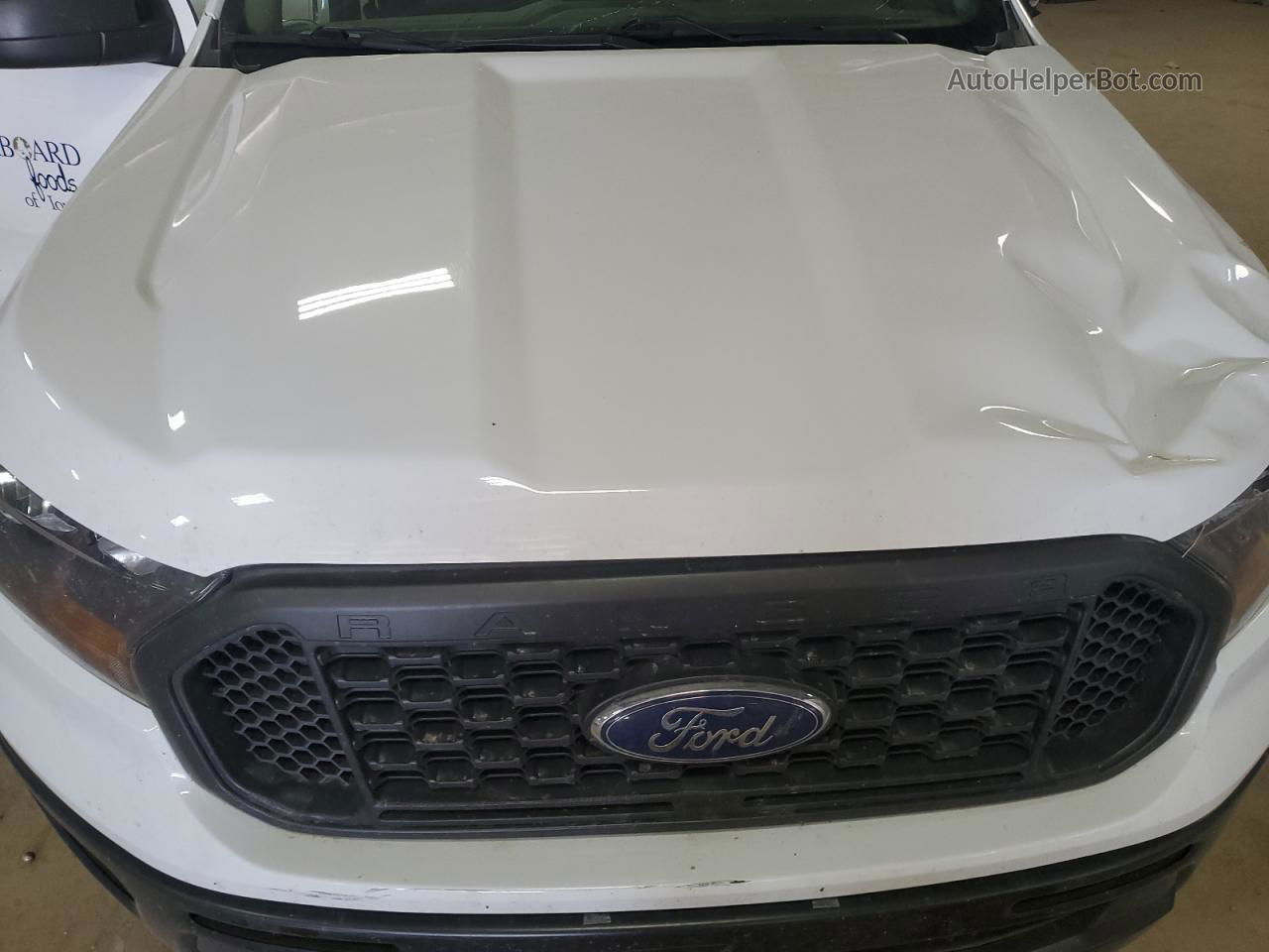 2020 Ford Ranger Xl White vin: 1FTER4FH6LLA70444