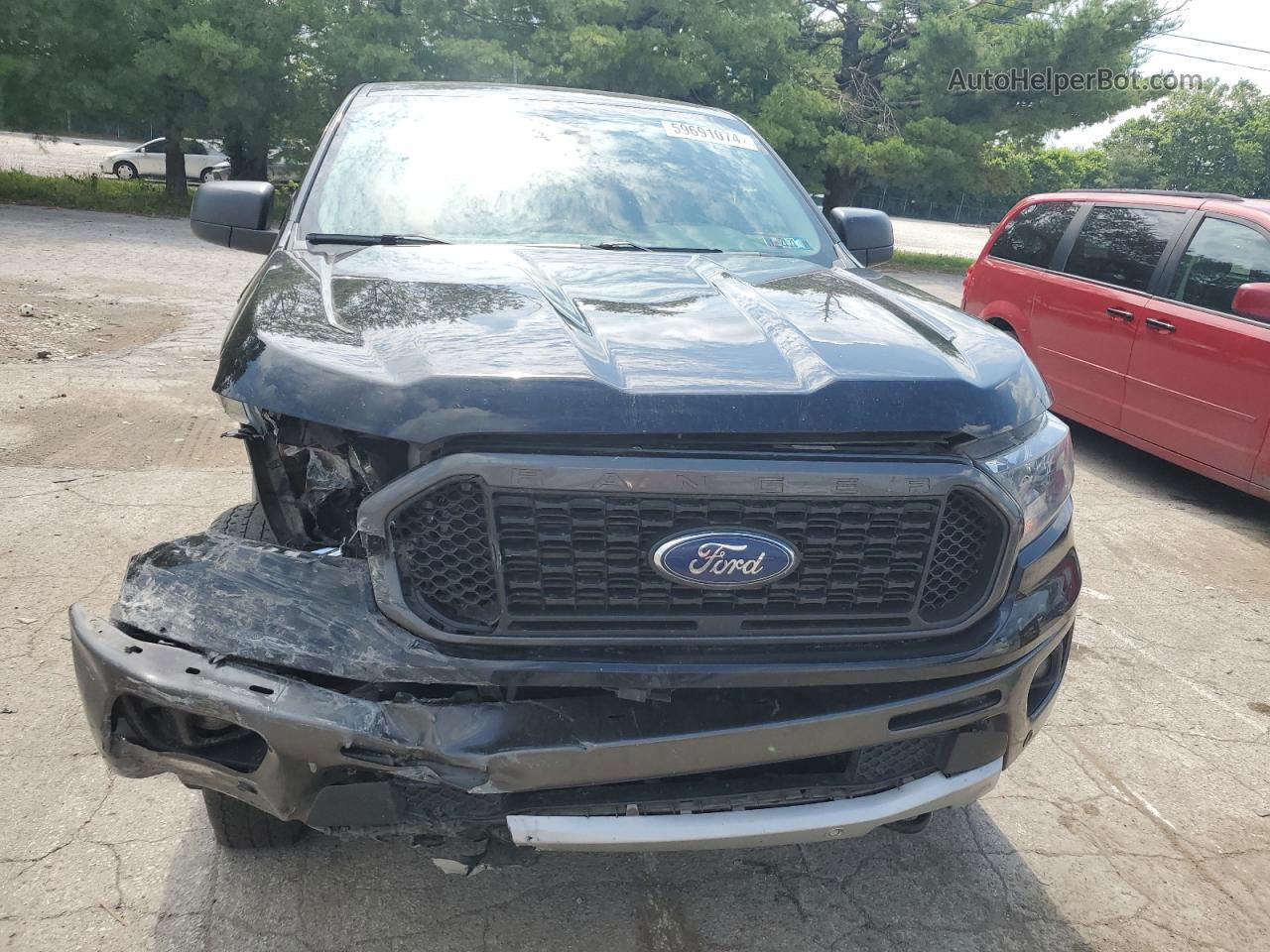 2020 Ford Ranger Xl Black vin: 1FTER4FH6LLA95358