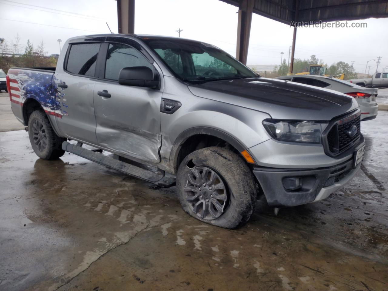 2020 Ford Ranger Xl Silver vin: 1FTER4FH6LLA96056