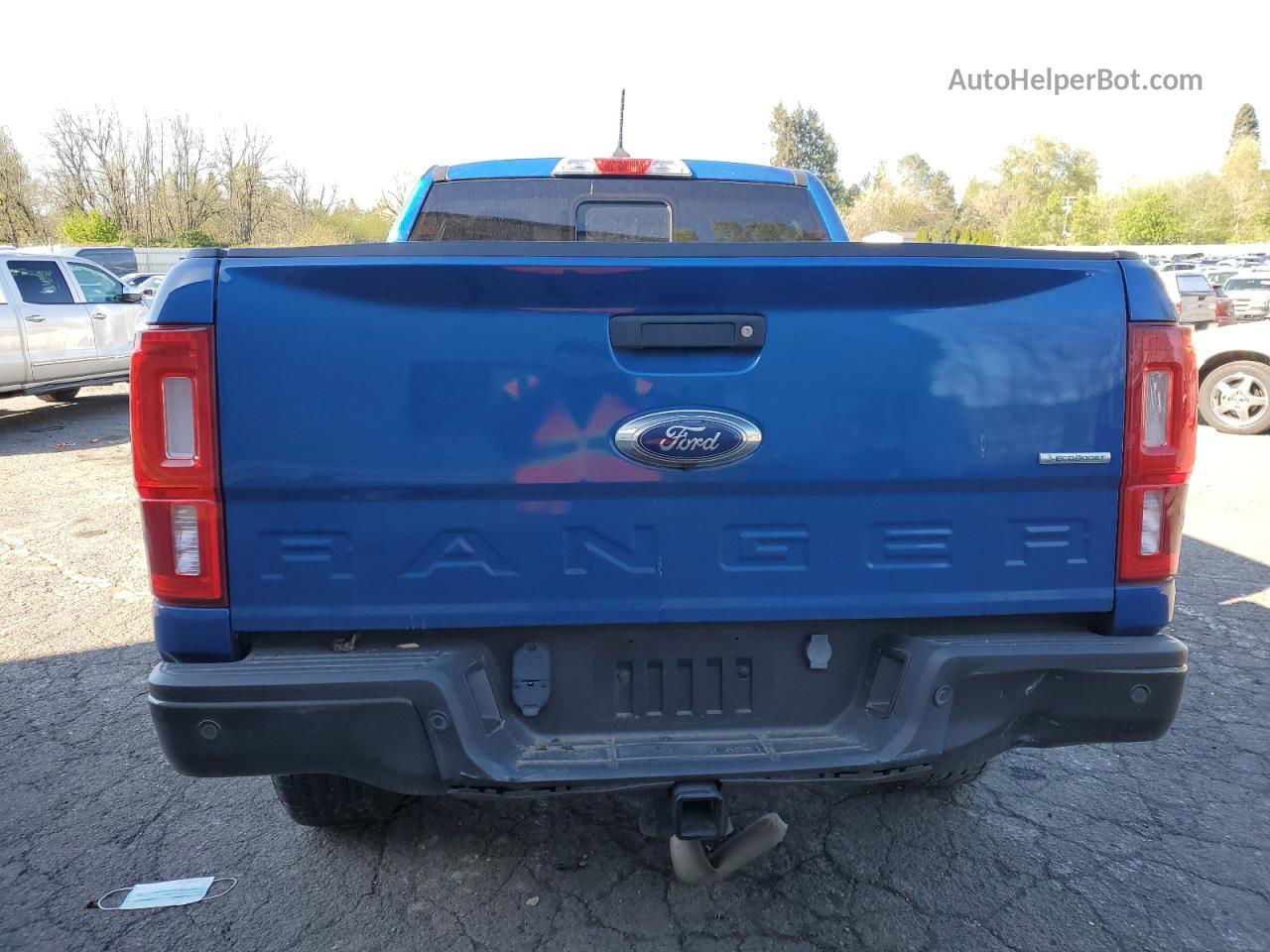 2019 Ford Ranger Xl Blue vin: 1FTER4FH7KLA30890