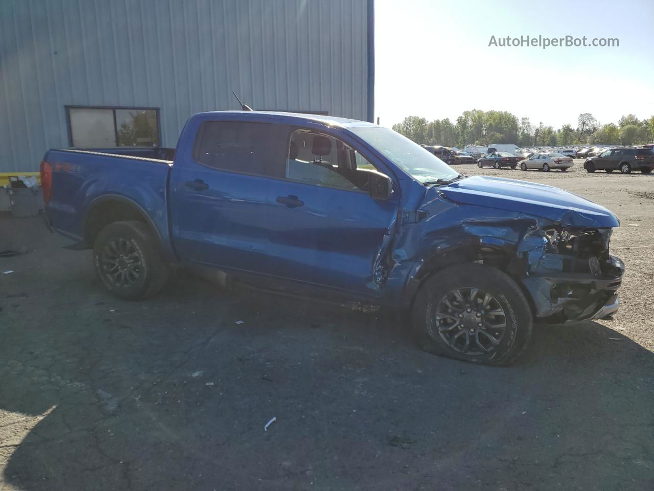 2019 Ford Ranger Xl Blue vin: 1FTER4FH7KLA30890