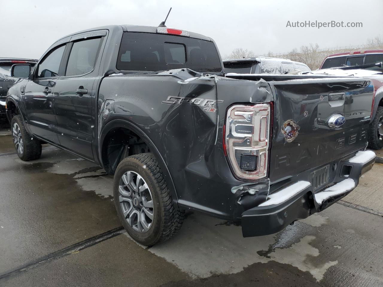 2019 Ford Ranger Xl Gray vin: 1FTER4FH7KLA38066