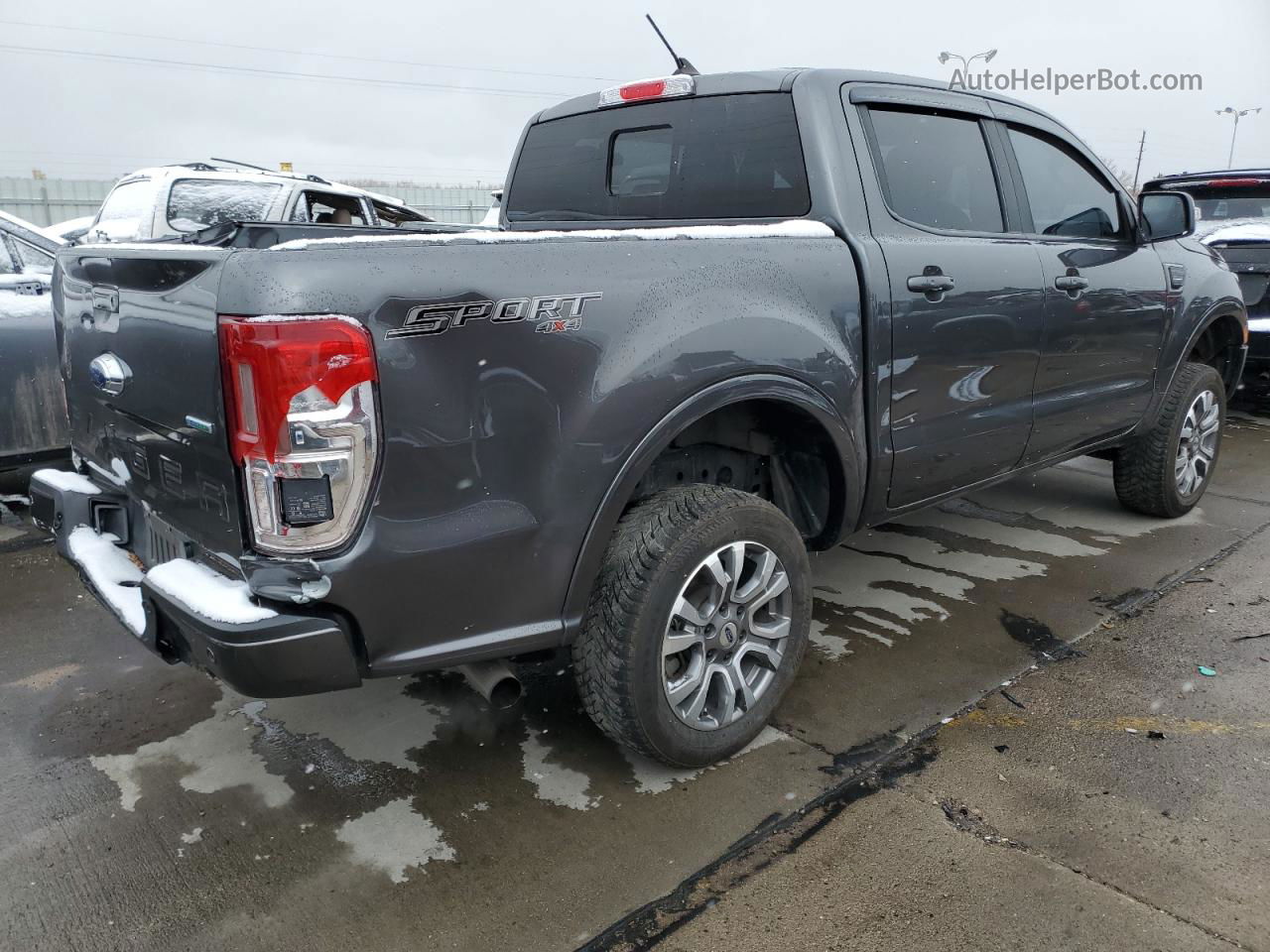 2019 Ford Ranger Xl Gray vin: 1FTER4FH7KLA38066