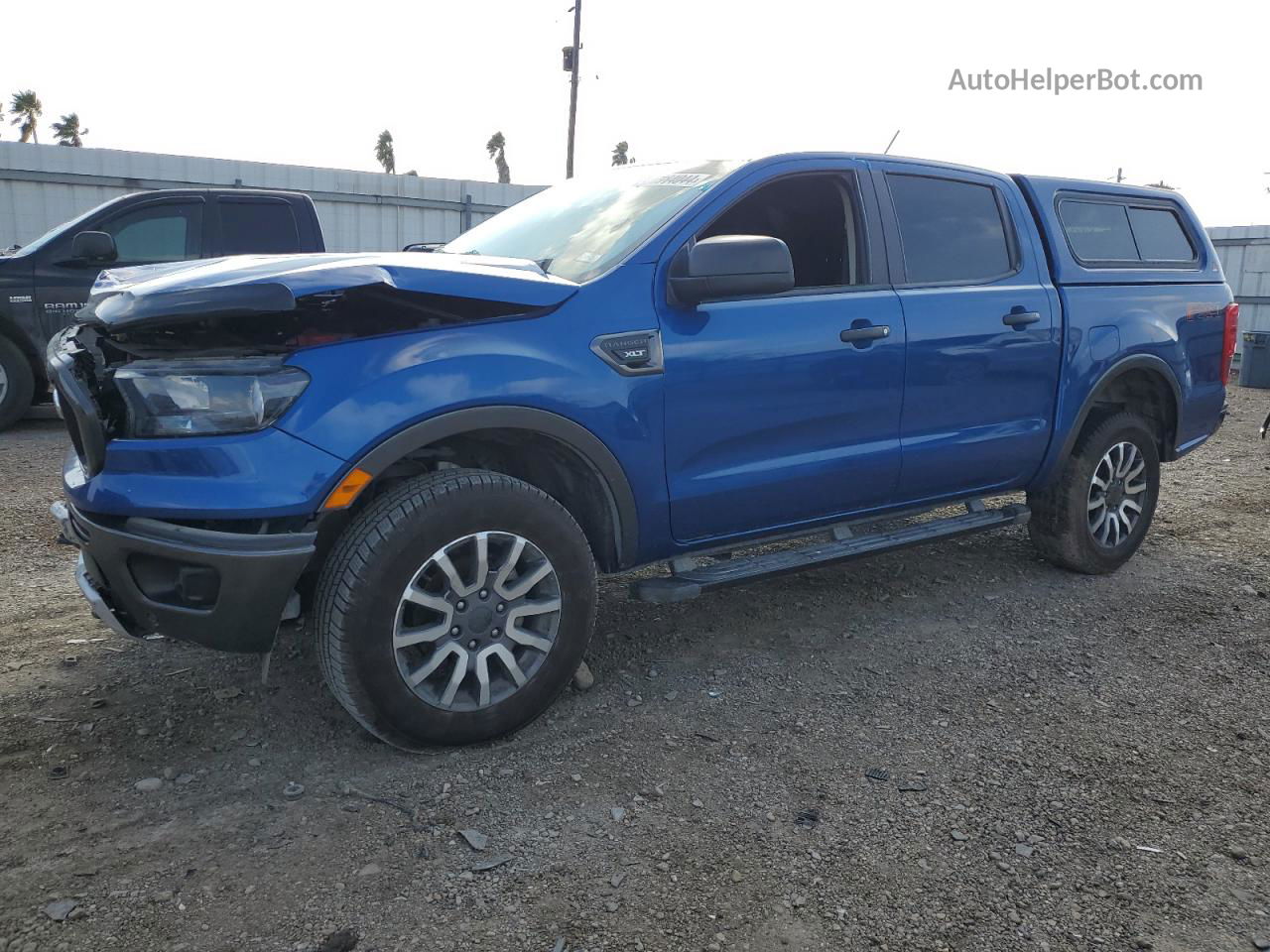 2019 Ford Ranger Xl Синий vin: 1FTER4FH7KLA49360