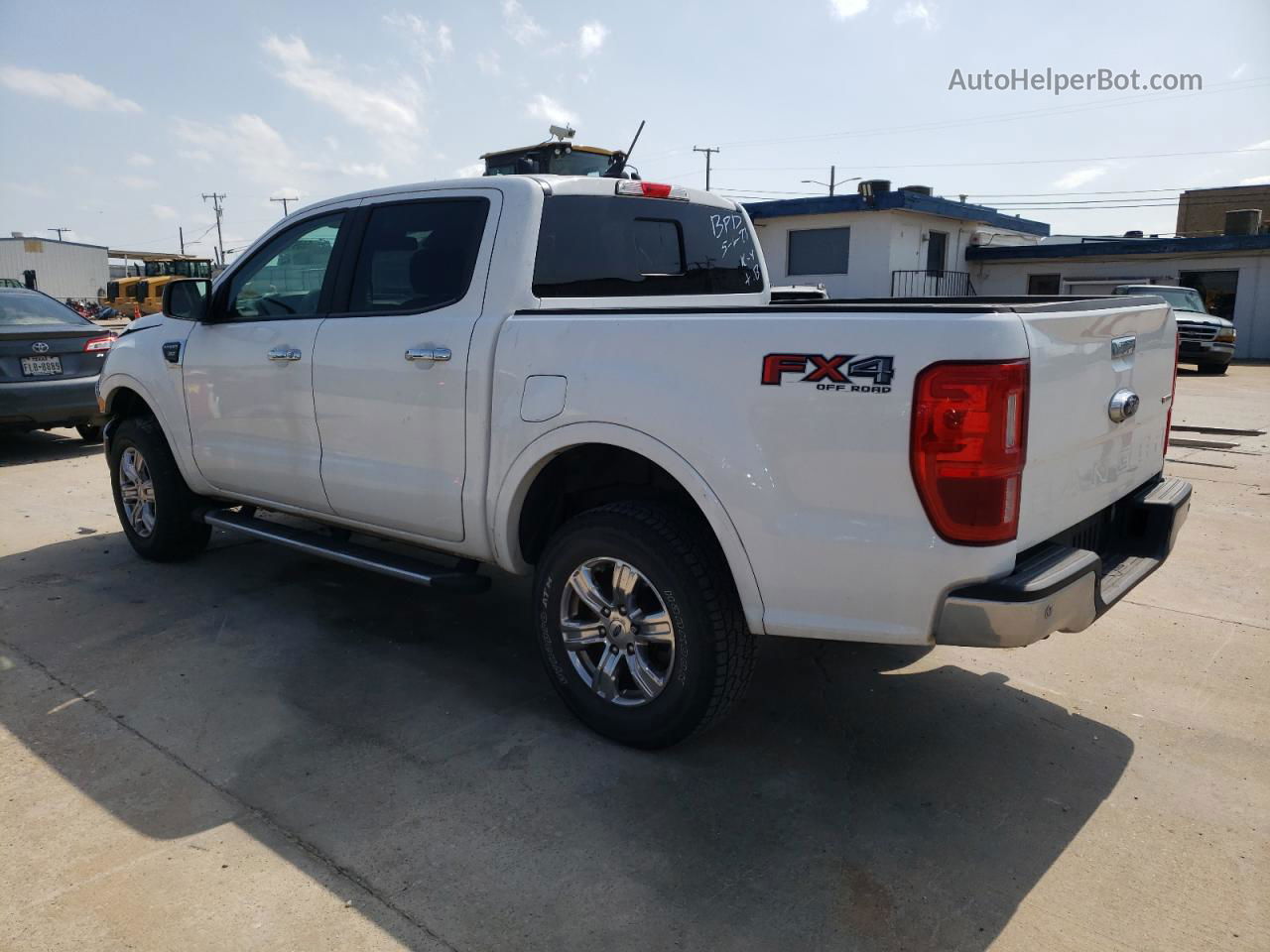 2019 Ford Ranger Xl White vin: 1FTER4FH7KLA86621