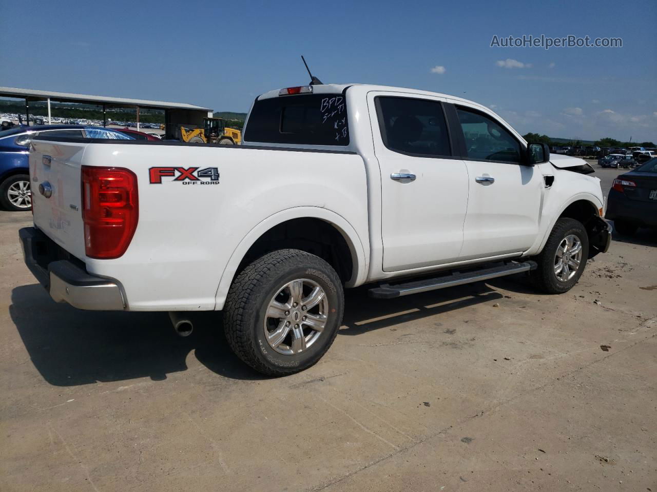 2019 Ford Ranger Xl White vin: 1FTER4FH7KLA86621