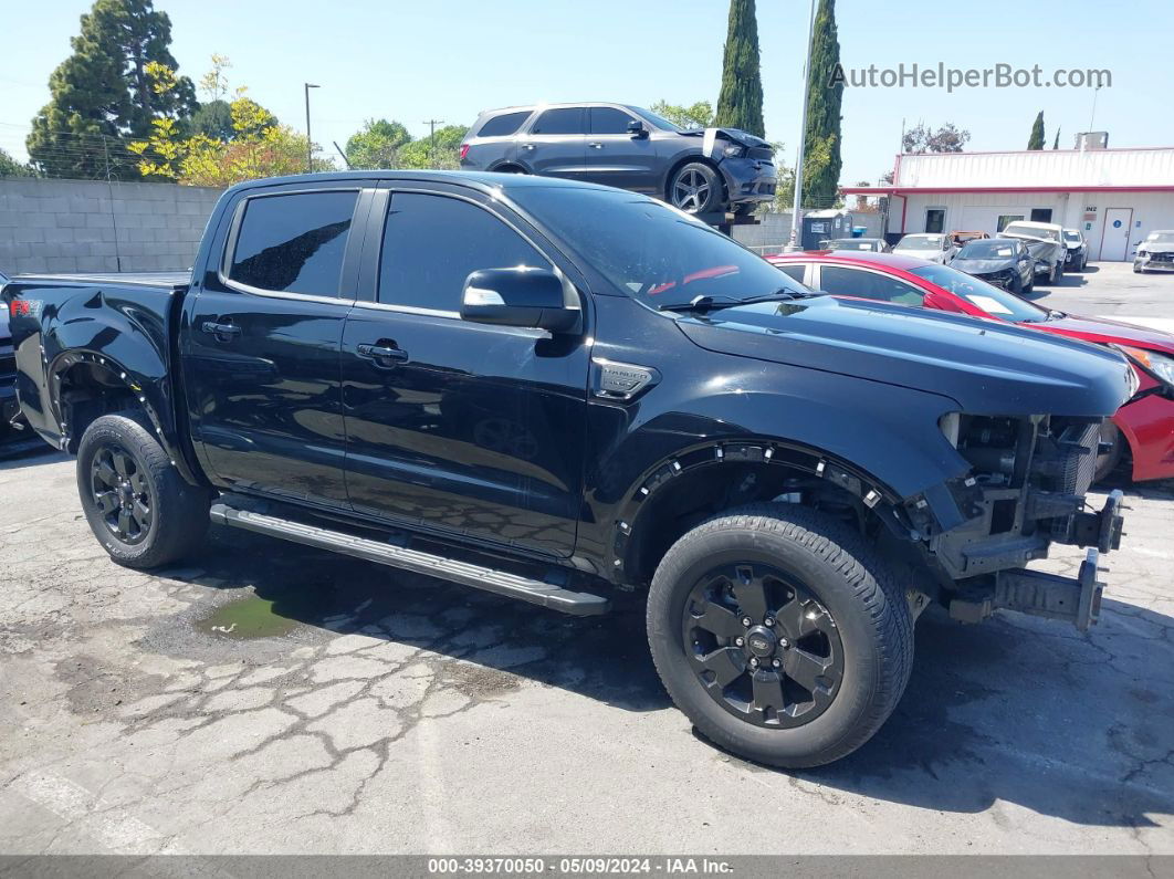 2019 Ford Ranger Lariat Black vin: 1FTER4FH7KLA99126