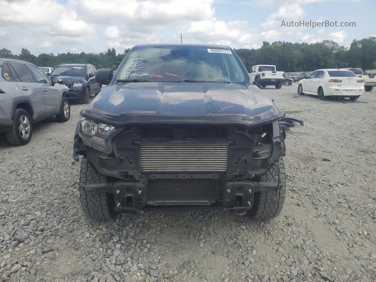 2019 Ford Ranger Xl Gray vin: 1FTER4FH7KLB07063