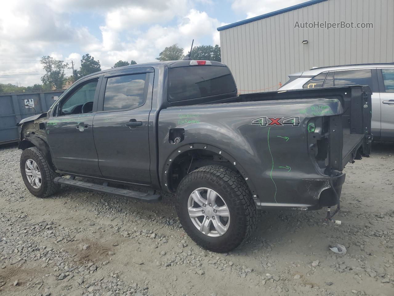 2019 Ford Ranger Xl Gray vin: 1FTER4FH7KLB07063