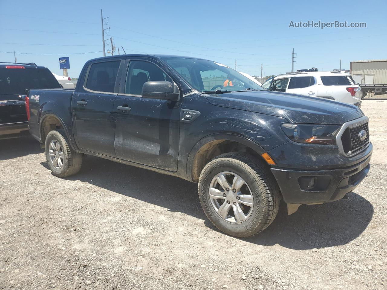 2020 Ford Ranger Xl Black vin: 1FTER4FH7LLA02492