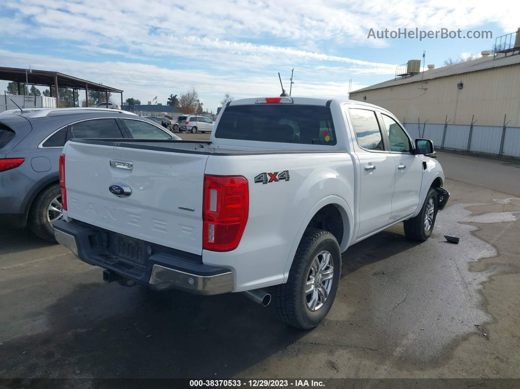 2020 Ford Ranger Xlt White vin: 1FTER4FH7LLA10057