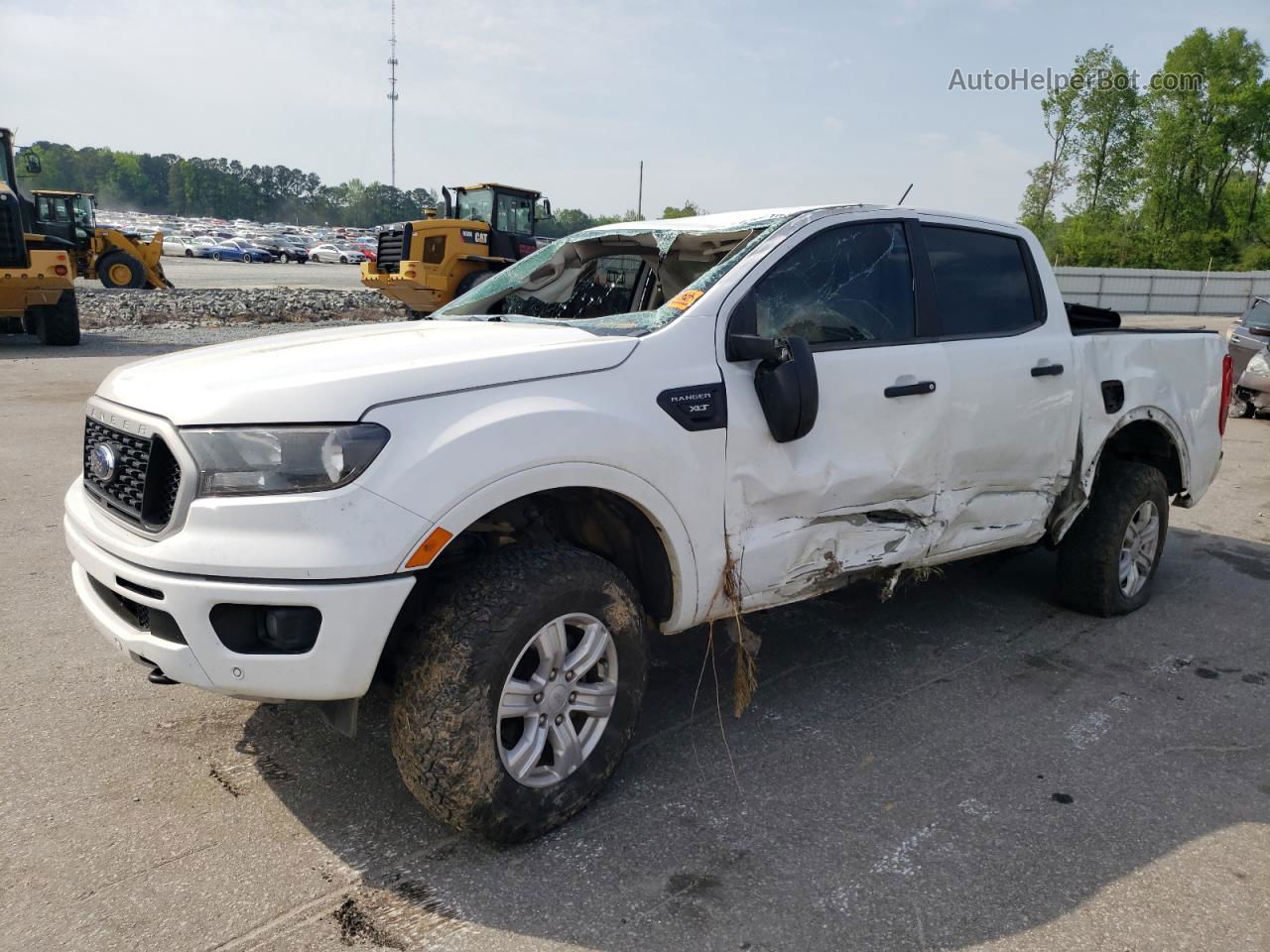 2019 Ford Ranger Xl Белый vin: 1FTER4FH8KLA18814