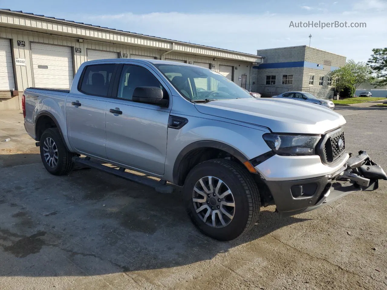 2019 Ford Ranger Xl Silver vin: 1FTER4FH8KLA54535