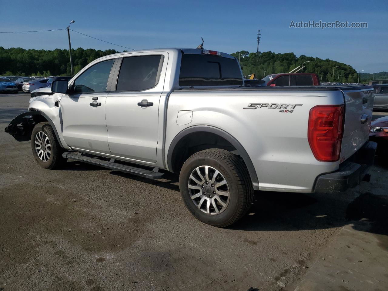 2019 Ford Ranger Xl Silver vin: 1FTER4FH8KLA54535