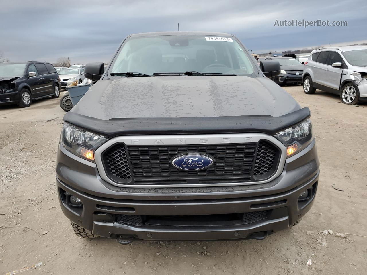 2019 Ford Ranger Xl Black vin: 1FTER4FH8KLB15219