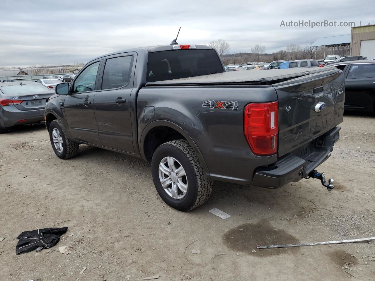 2019 Ford Ranger Xl Black vin: 1FTER4FH8KLB15219