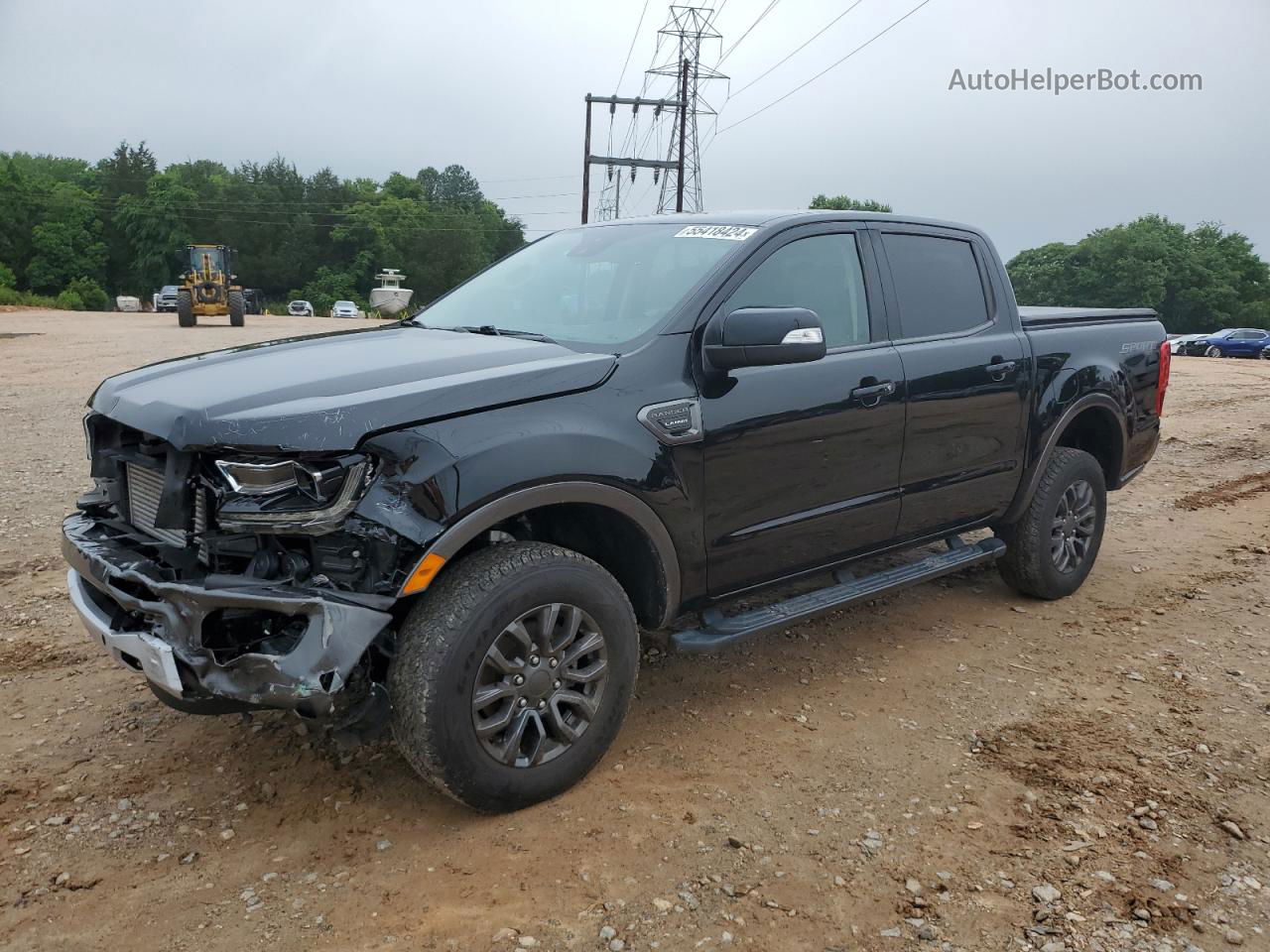 2019 Ford Ranger Xl Black vin: 1FTER4FH8KLB23286