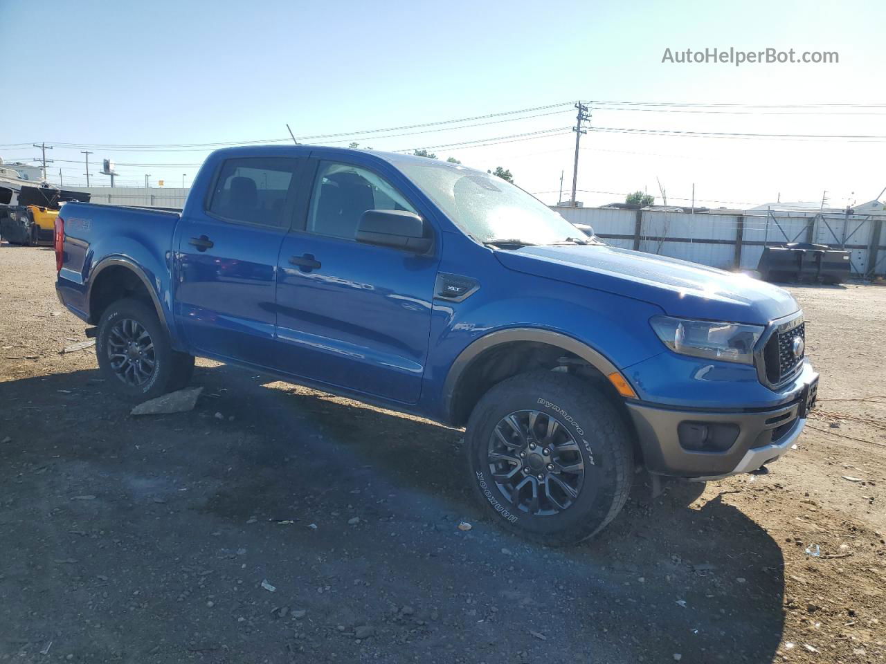 2020 Ford Ranger Xl Синий vin: 1FTER4FH8LLA36120