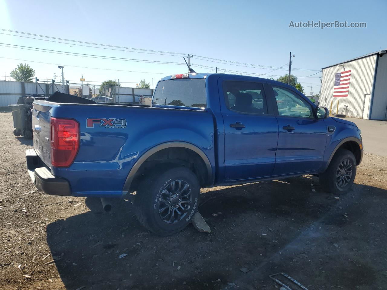 2020 Ford Ranger Xl Blue vin: 1FTER4FH8LLA36120