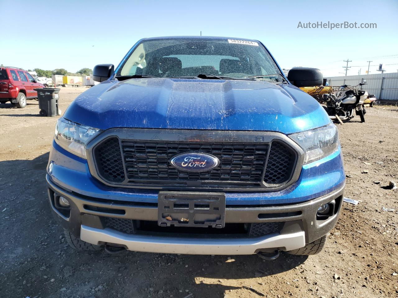 2020 Ford Ranger Xl Синий vin: 1FTER4FH8LLA36120