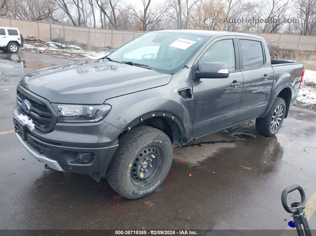 2020 Ford Ranger Lariat Серый vin: 1FTER4FH8LLA54973