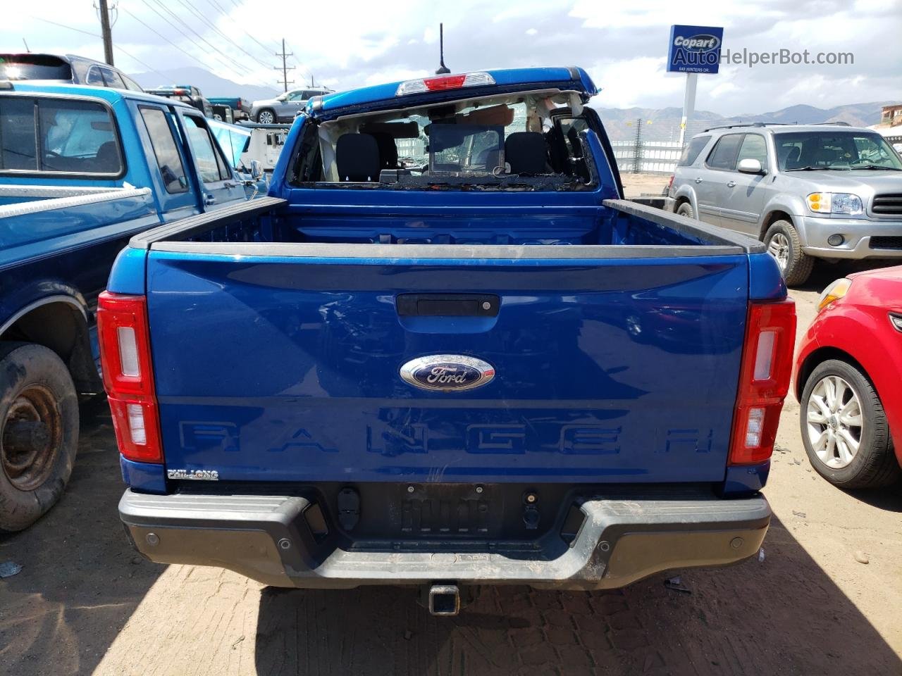 2020 Ford Ranger Xl Blue vin: 1FTER4FH8LLA93904