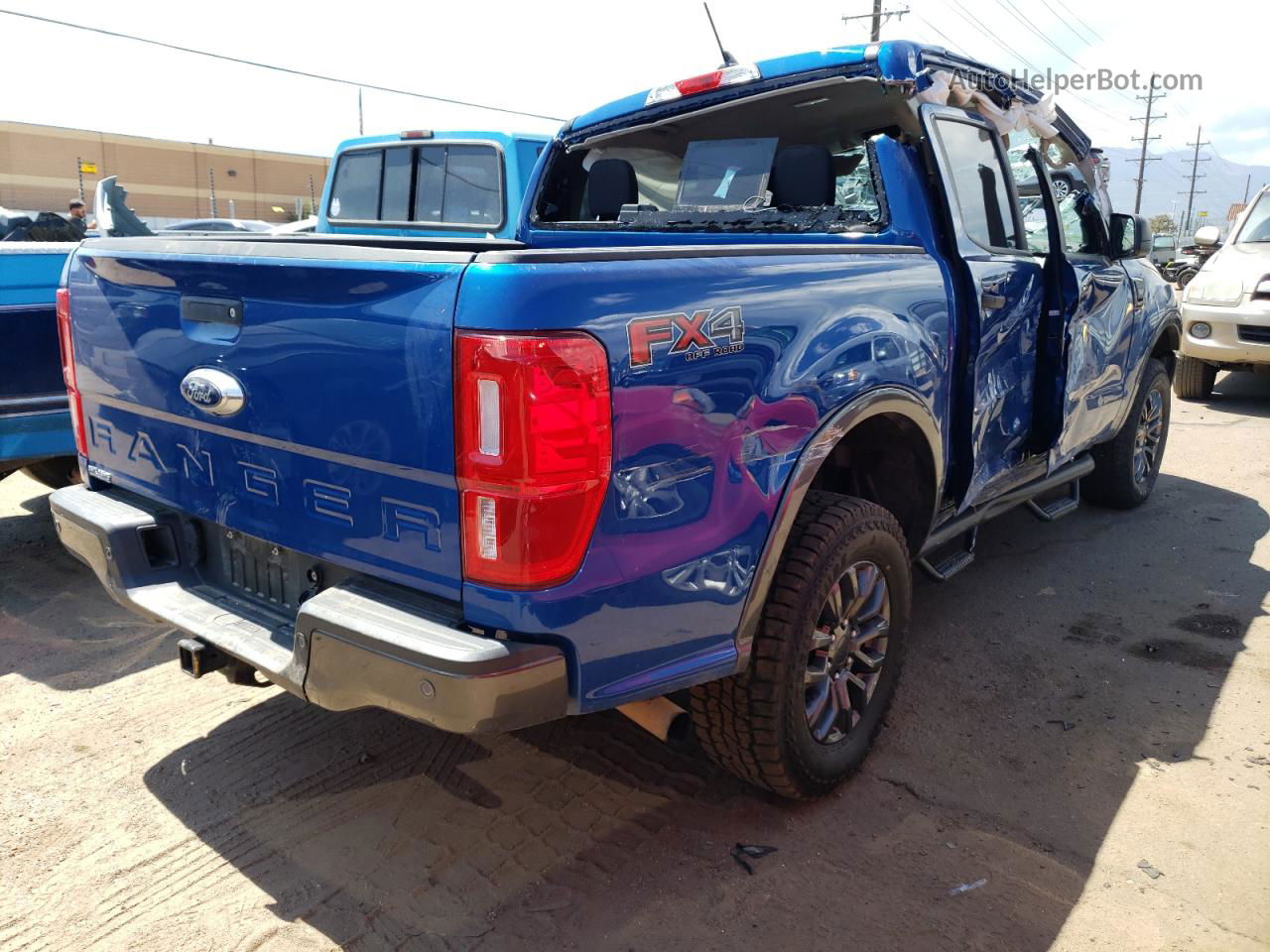 2020 Ford Ranger Xl Синий vin: 1FTER4FH8LLA93904