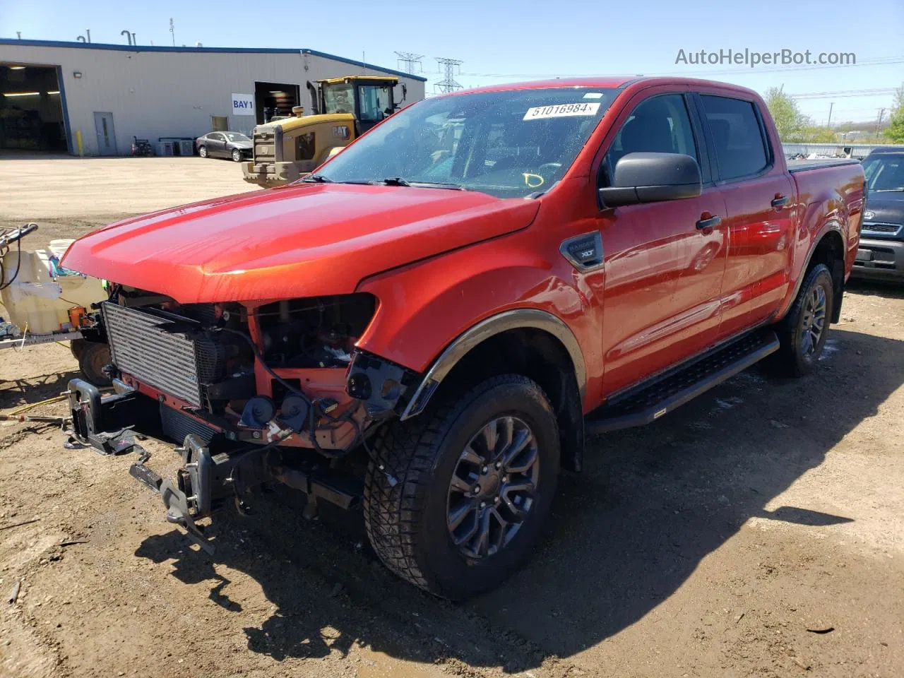 2019 Ford Ranger Xl Red vin: 1FTER4FH9KLA14822