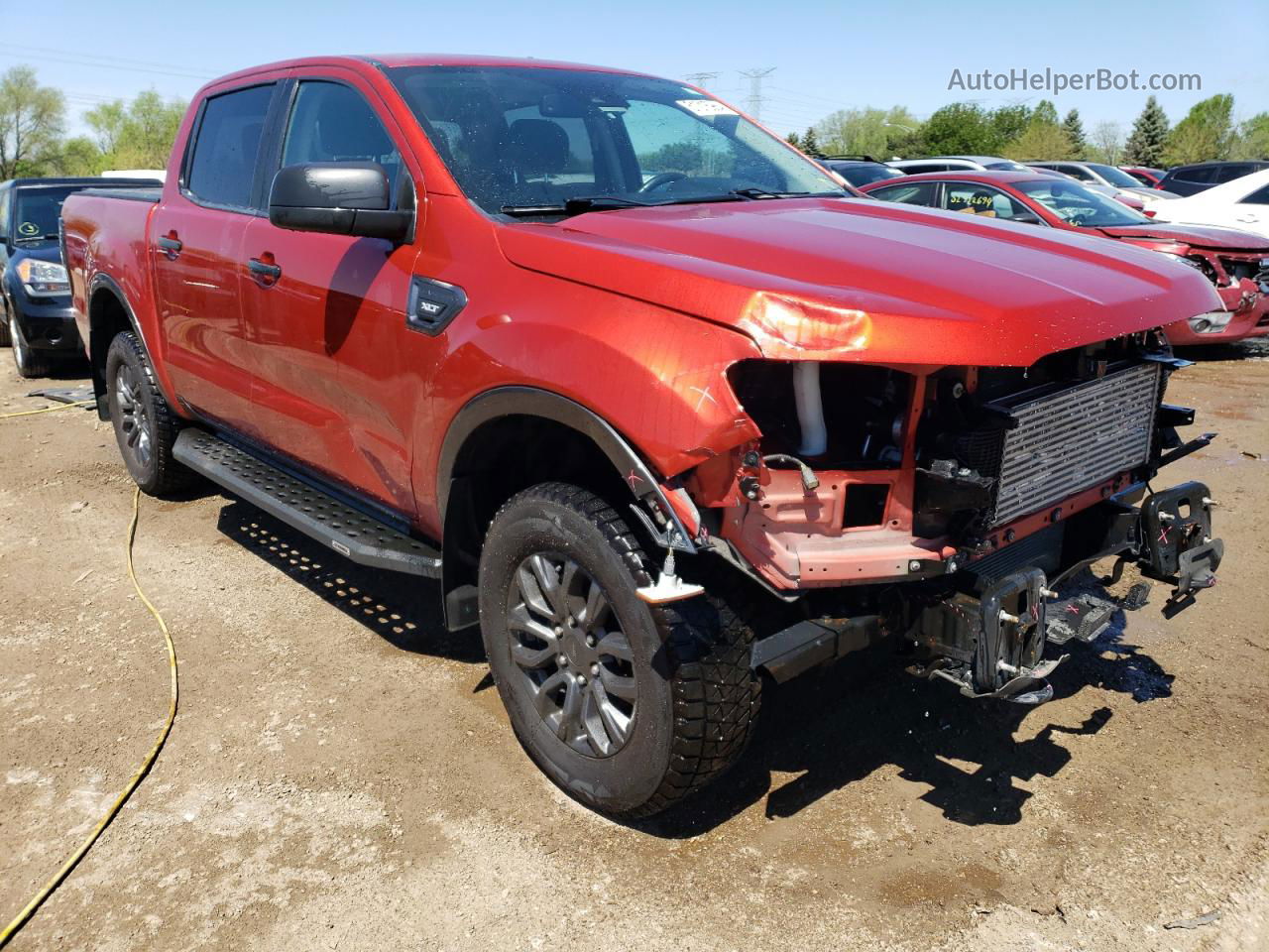 2019 Ford Ranger Xl Red vin: 1FTER4FH9KLA14822