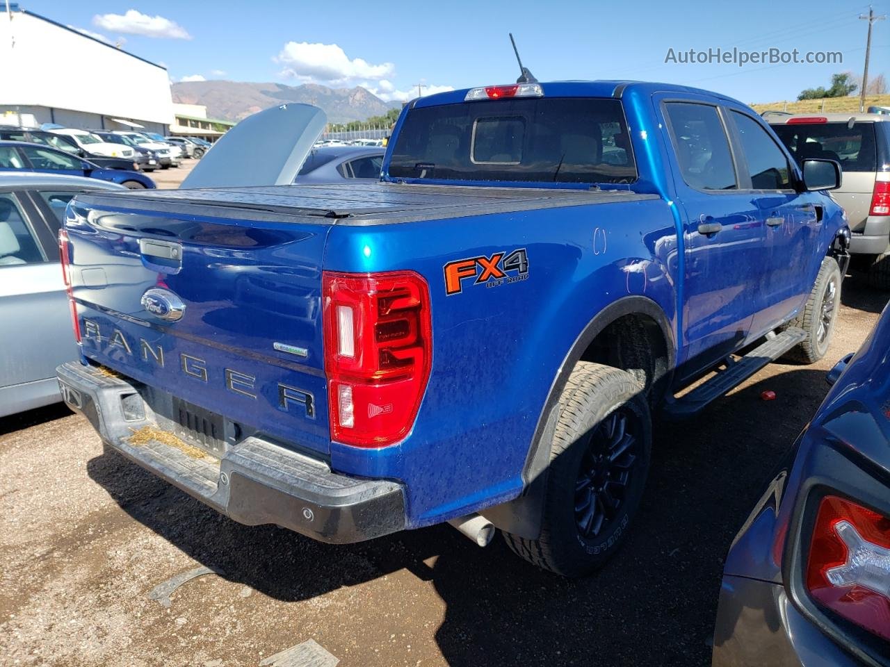 2019 Ford Ranger Xl Синий vin: 1FTER4FH9KLA45228