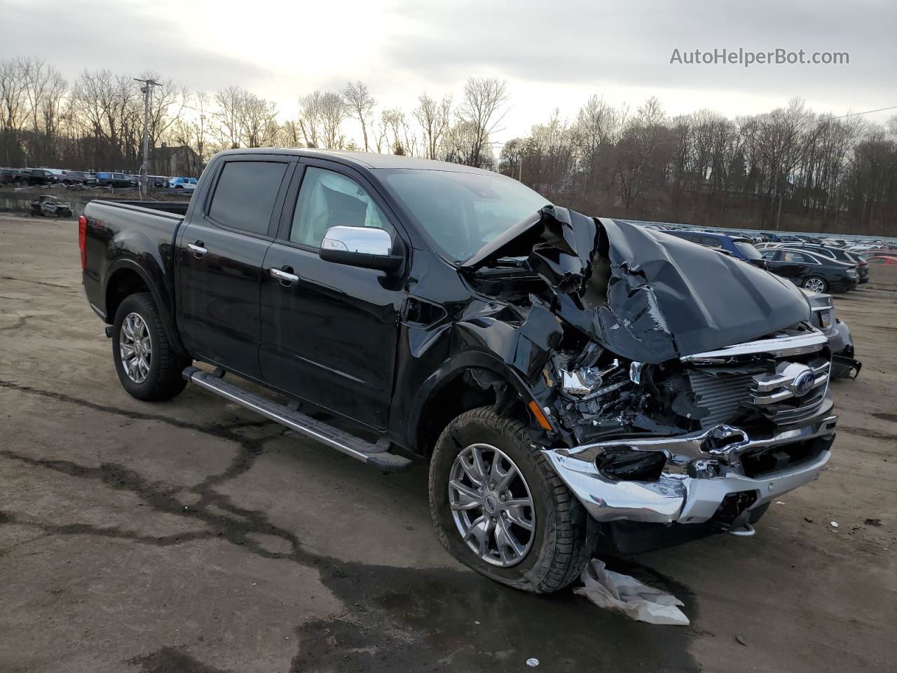 2019 Ford Ranger Xl Black vin: 1FTER4FH9KLA65589