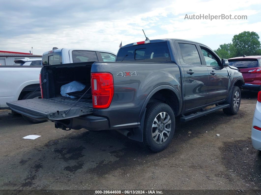 2019 Ford Ranger Lariat Gray vin: 1FTER4FH9KLB07131