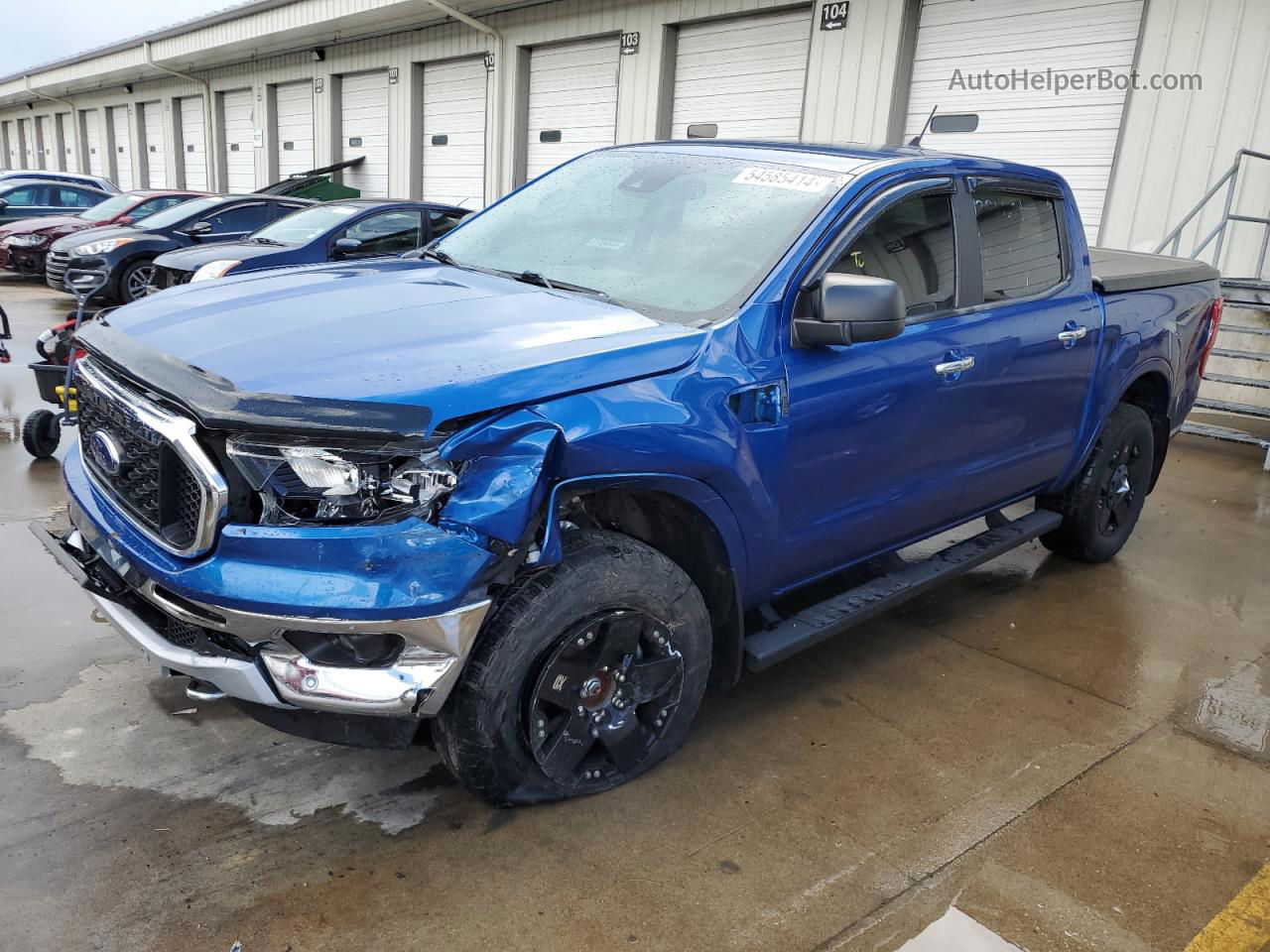 2019 Ford Ranger Xl Blue vin: 1FTER4FH9KLB13463