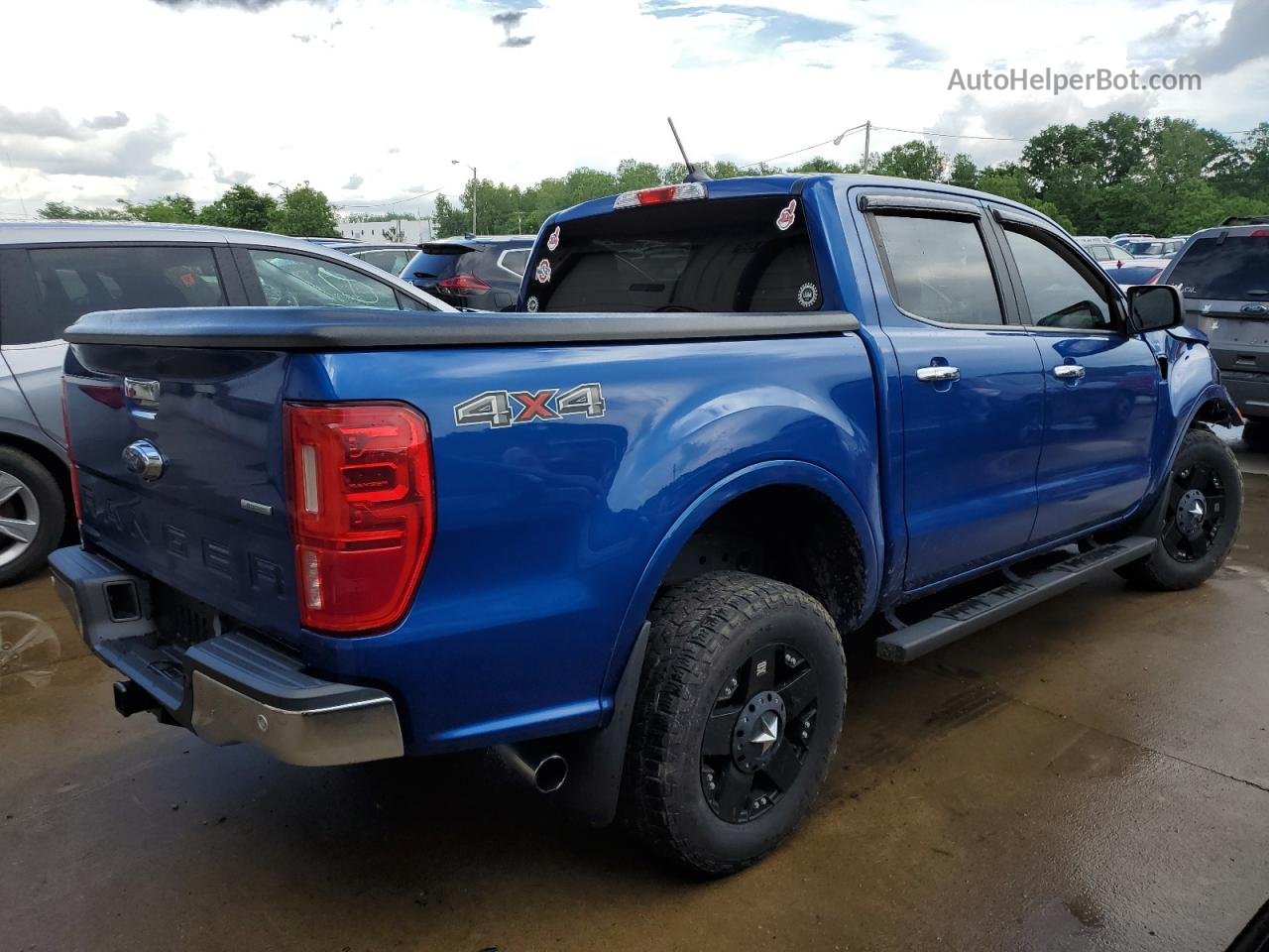 2019 Ford Ranger Xl Blue vin: 1FTER4FH9KLB13463