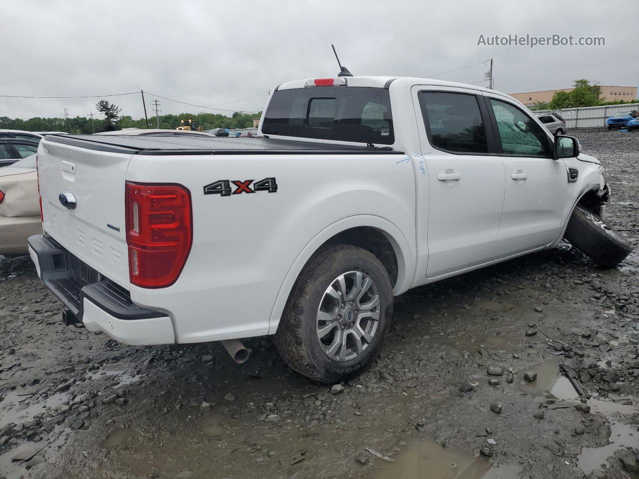 2019 Ford Ranger Xl White vin: 1FTER4FH9KLB17626