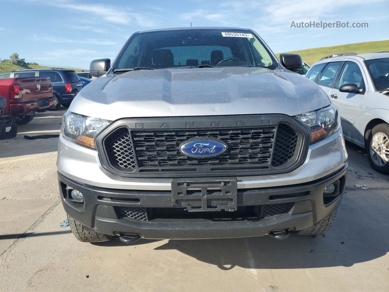 2020 Ford Ranger Xl Silver vin: 1FTER4FH9LLA01828