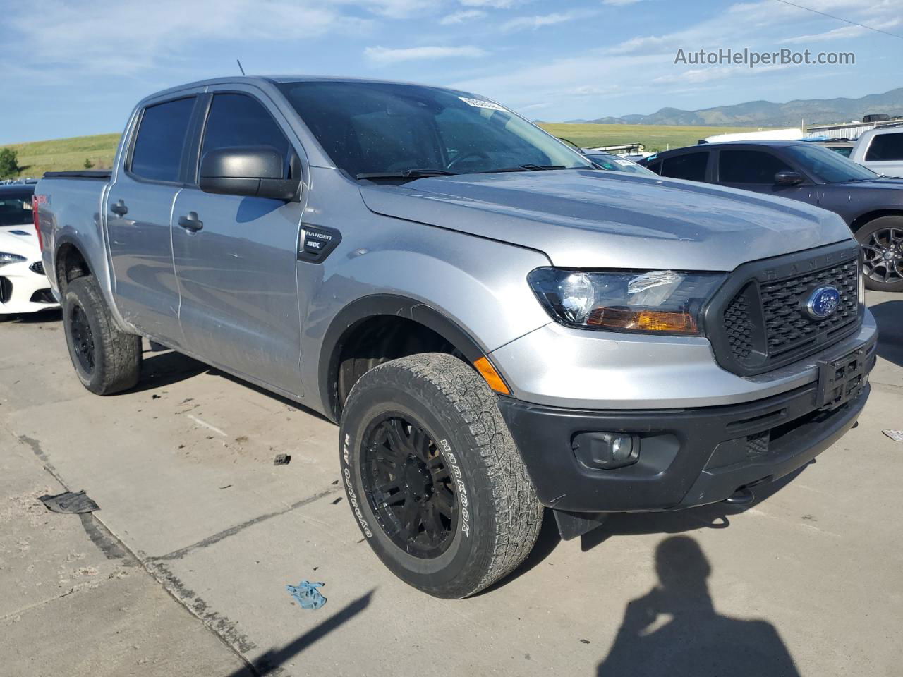 2020 Ford Ranger Xl Silver vin: 1FTER4FH9LLA01828