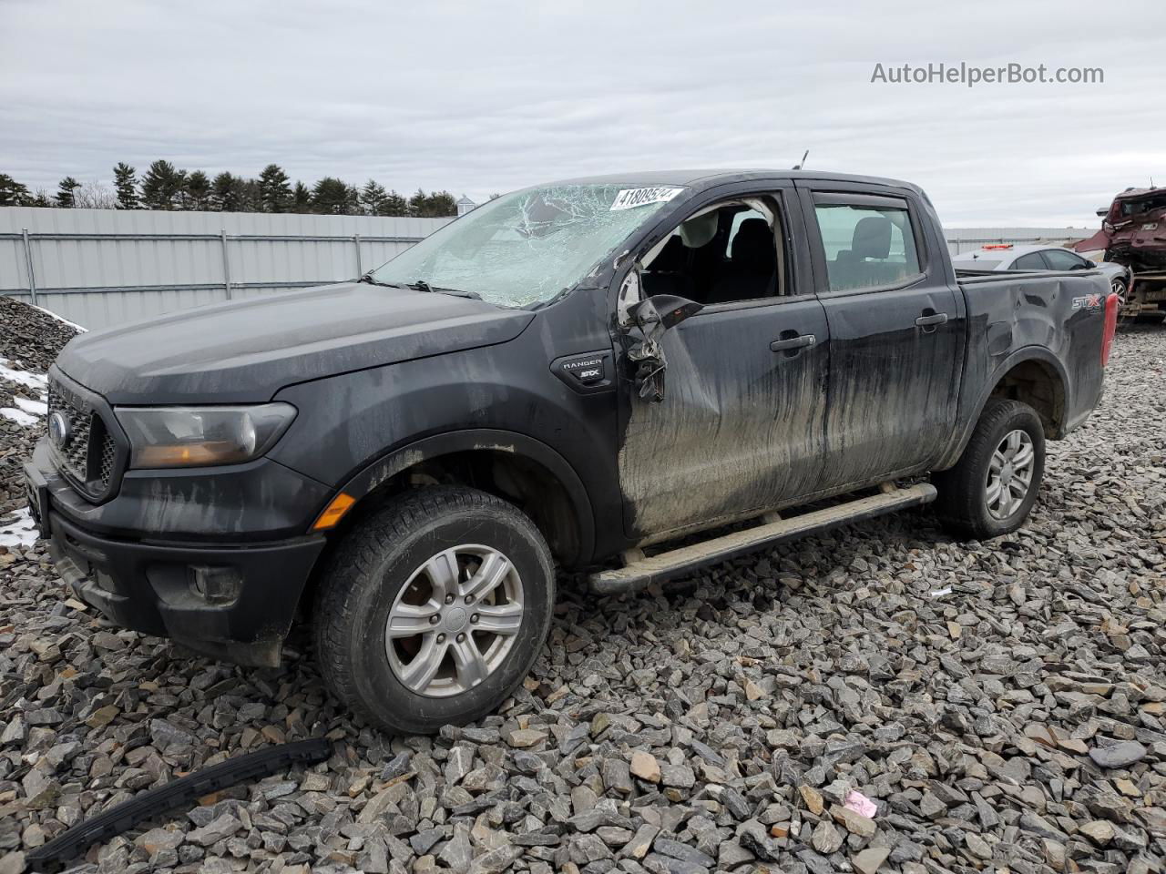 2020 Ford Ranger Xl Black vin: 1FTER4FH9LLA10903